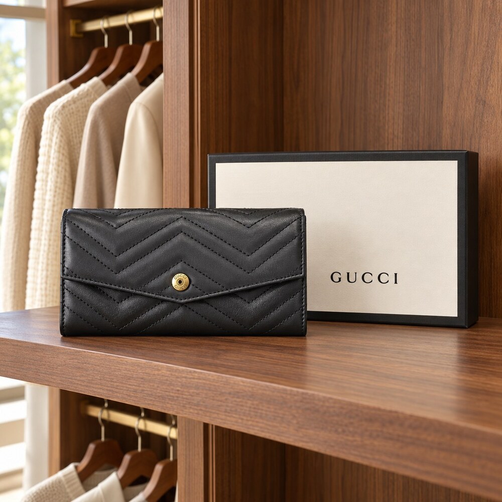 Gucci GG Marmont Continental Wallet - Picture 6 of 6